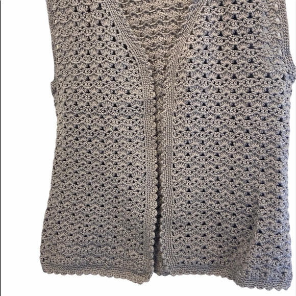 2/$25 Vintage 90’s Grandma Knit Sleeveless Vest Size Large GUC - Picture 5 of 7
